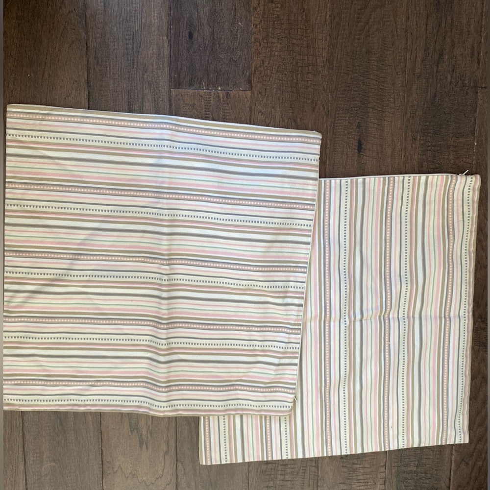 Striped Pillow Covers